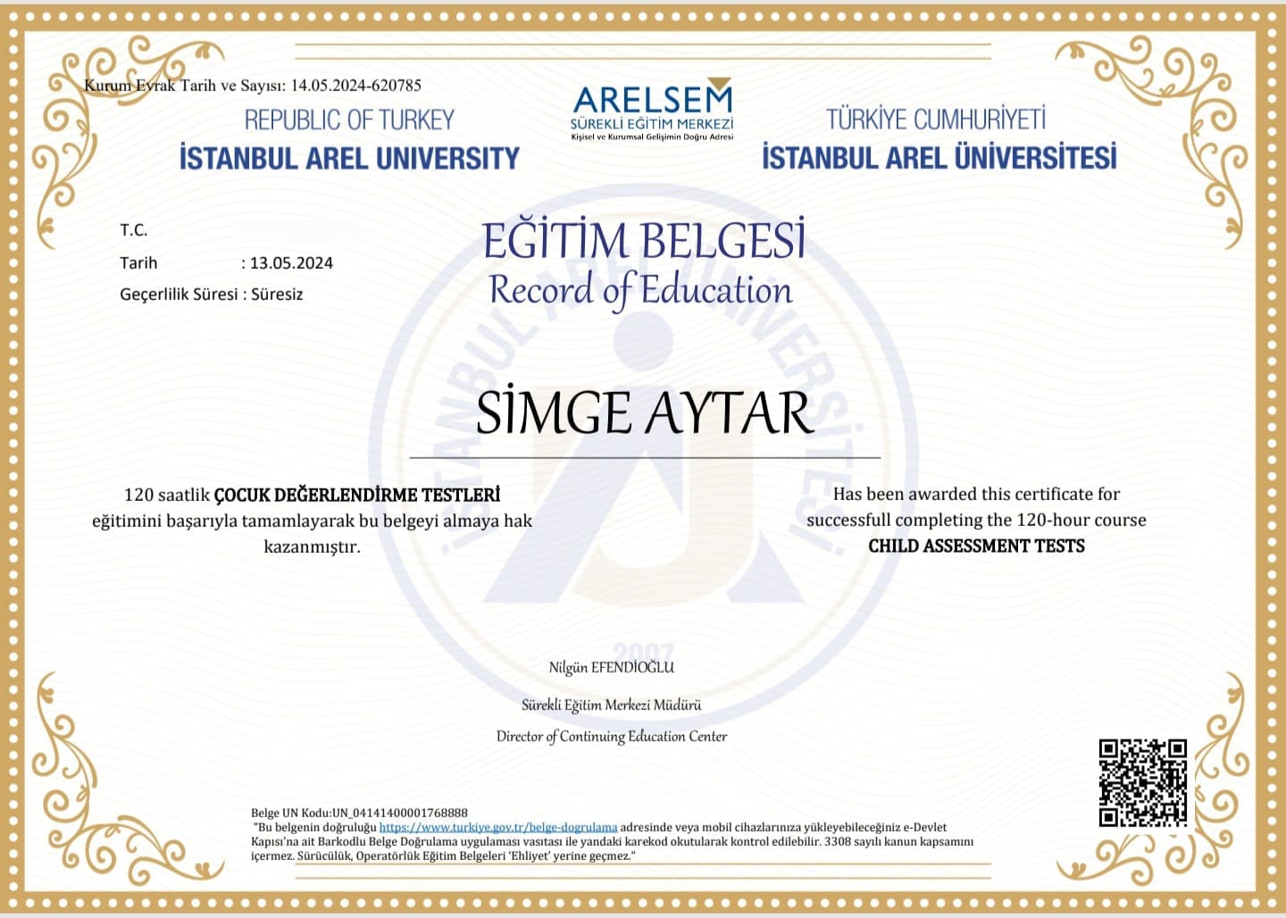 ÇOCUK DEĞERLENDİRME