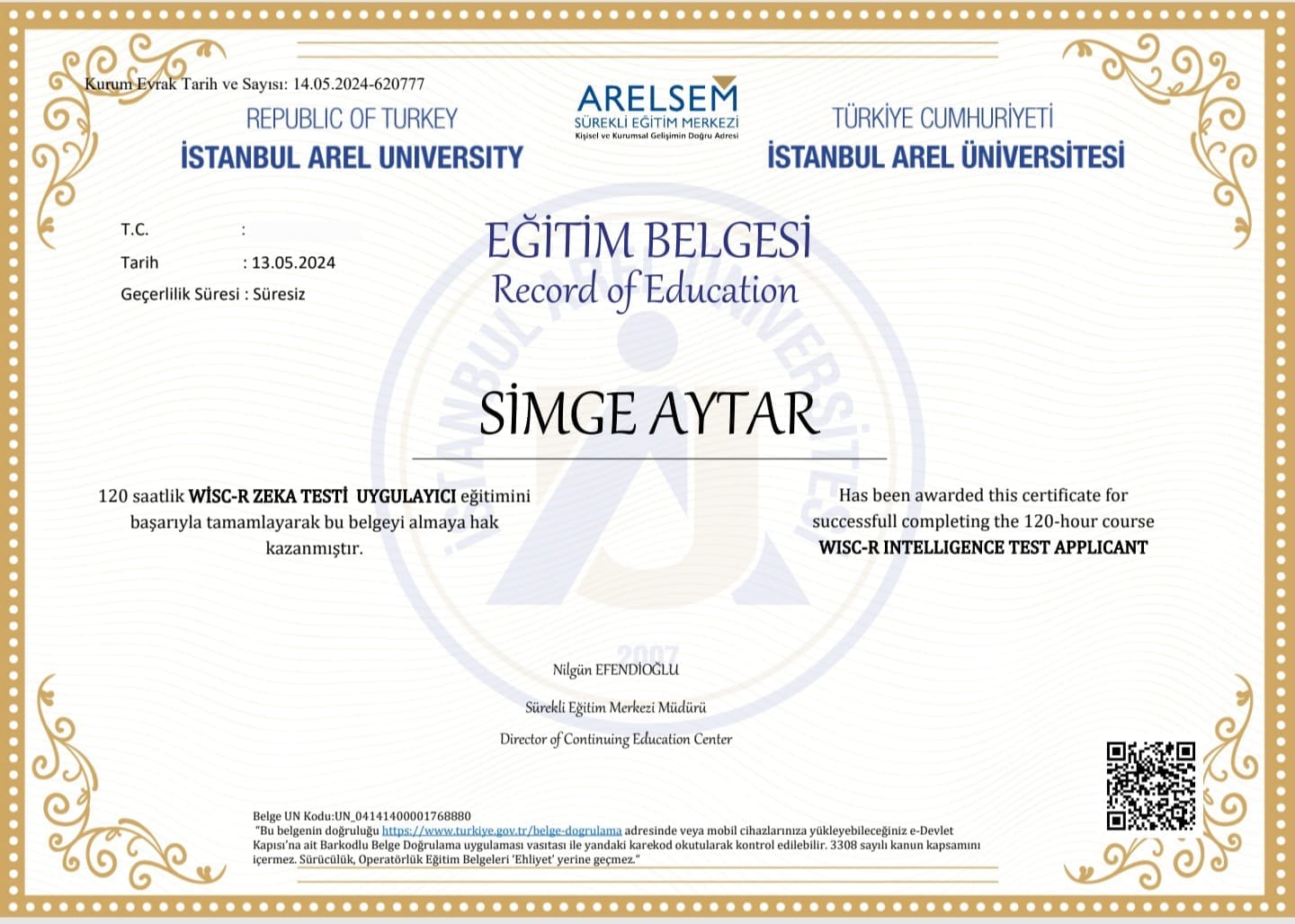 WİSC-R ZEKA TESTİ
